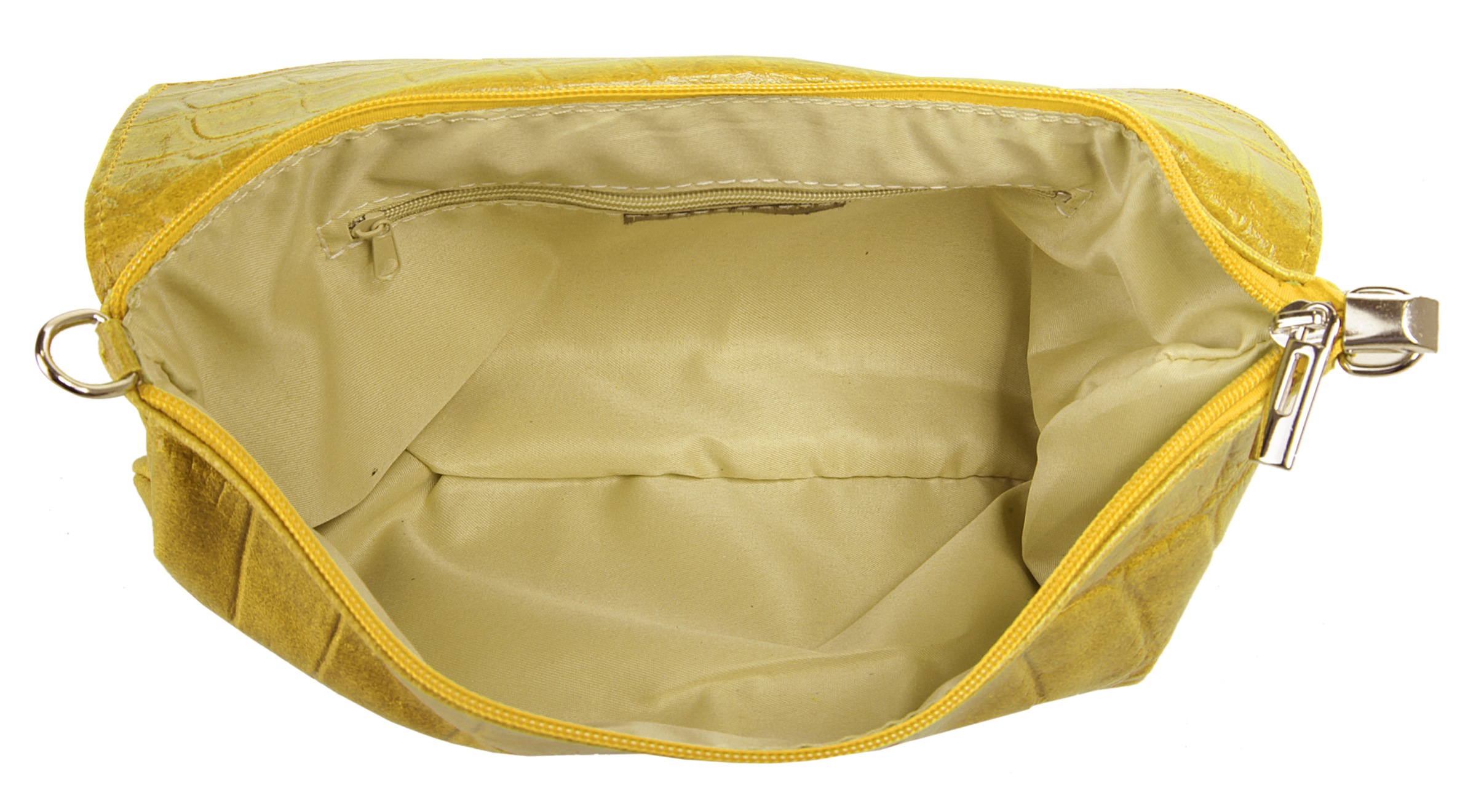 Cluty Abendtasche, echt Leder, Made in Italy