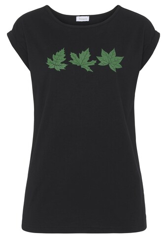 Boysen's T-Shirt, Blätterdruck NEUE KOLLEKTION kaufen