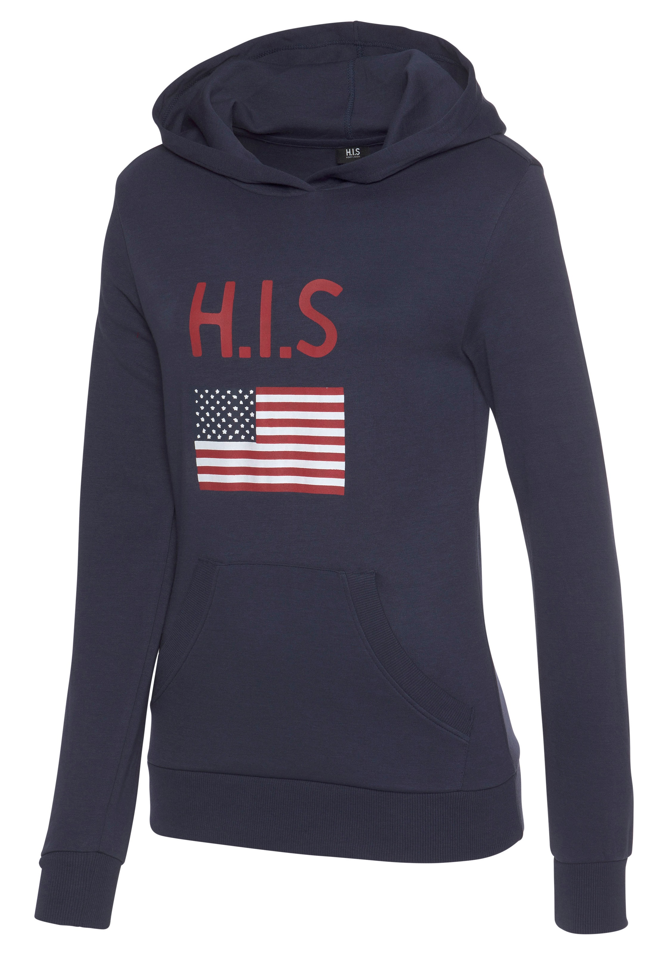 Hoodie und mit H.I.S Loungeanzug, Kapuzensweatshirt, Kängurutasche, Logodruck kaufen