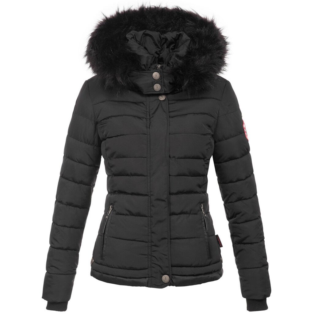 Navahoo Steppjacke »Chloe«, hochwertige Winterjacke mit abnehmbarer Kapuze