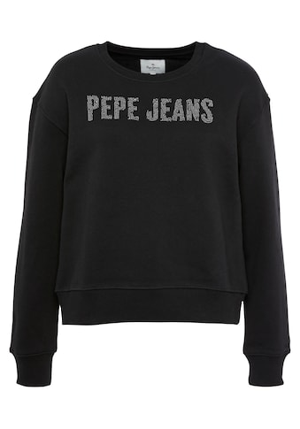 Pepe Jeans Sweatshirt »DEBBIE«, mit Strassapplikation kaufen