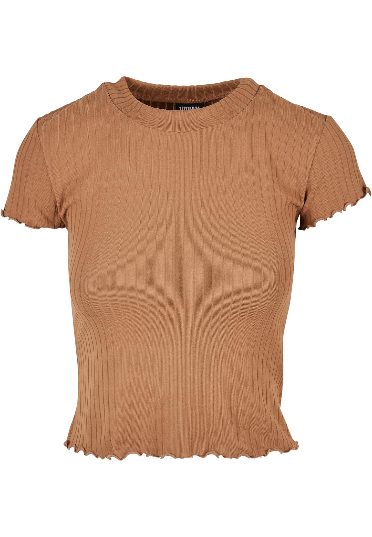 URBAN CLASSICS Langarmshirt »Damen Ladies Short Rib Tee«, (1 tlg.) online  kaufen | I\'m walking