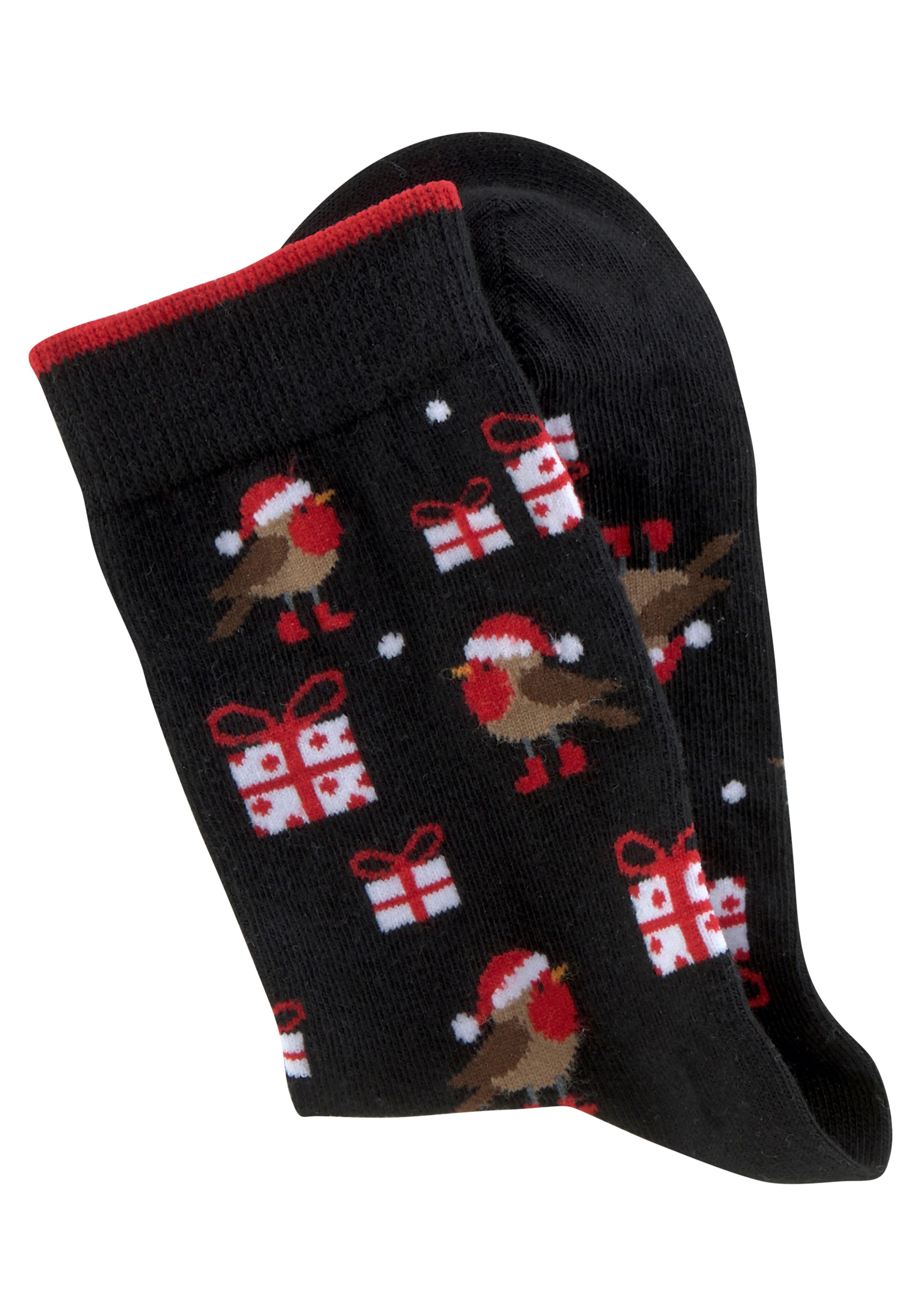H.I.S Socken, (3 bestellen | Paar), I\'m mit walking Weihnachtsmotiven lustigen