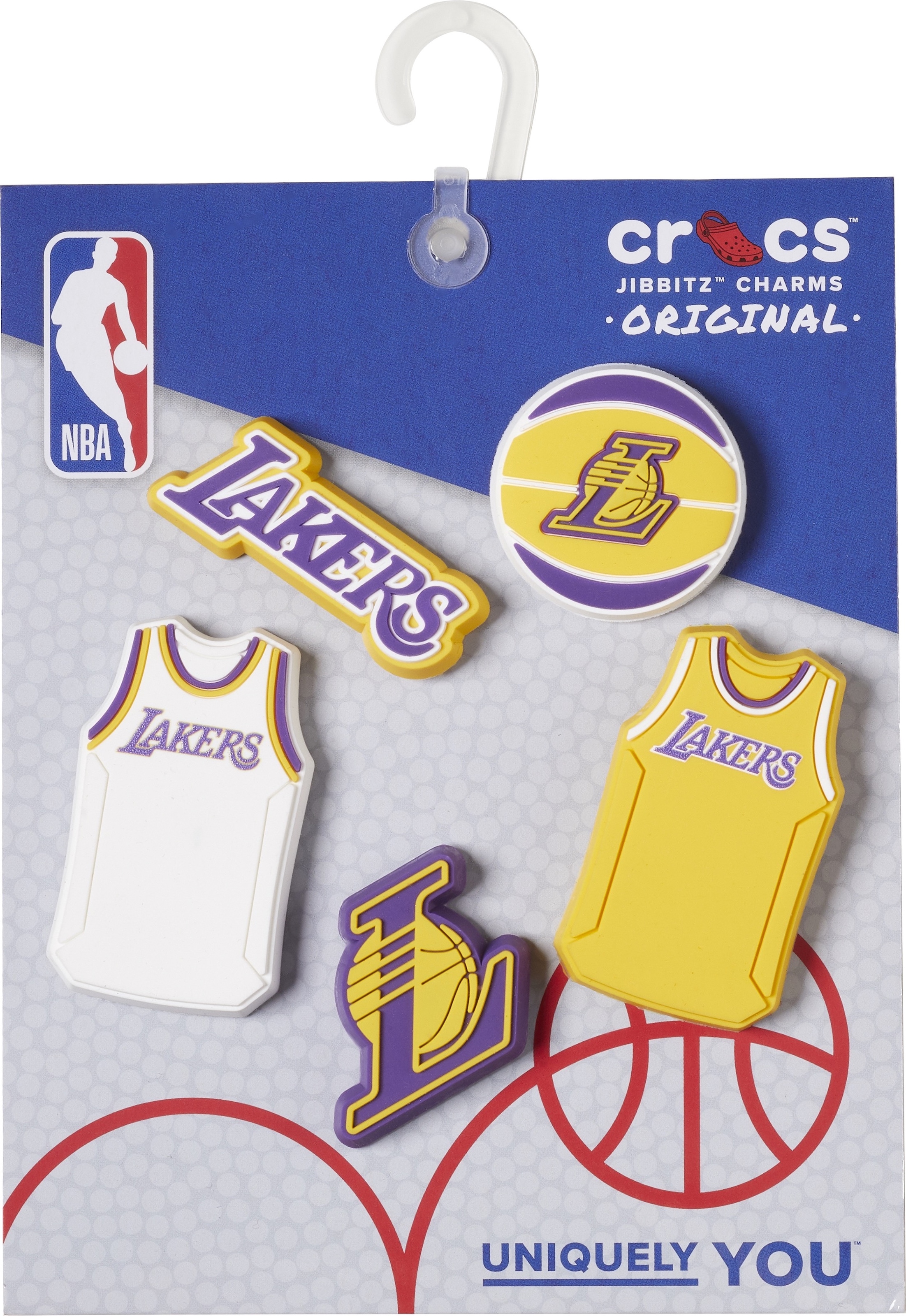 Crocs Schuhanstecker »Jibbitz™ NBA Los Angeles Lakers«, (Set, 5 tlg., Kein  Spielzeug. Nicht für Kinder unter 3 Jahren geeignet), zum Anstecken für  Damen bei I'm walking