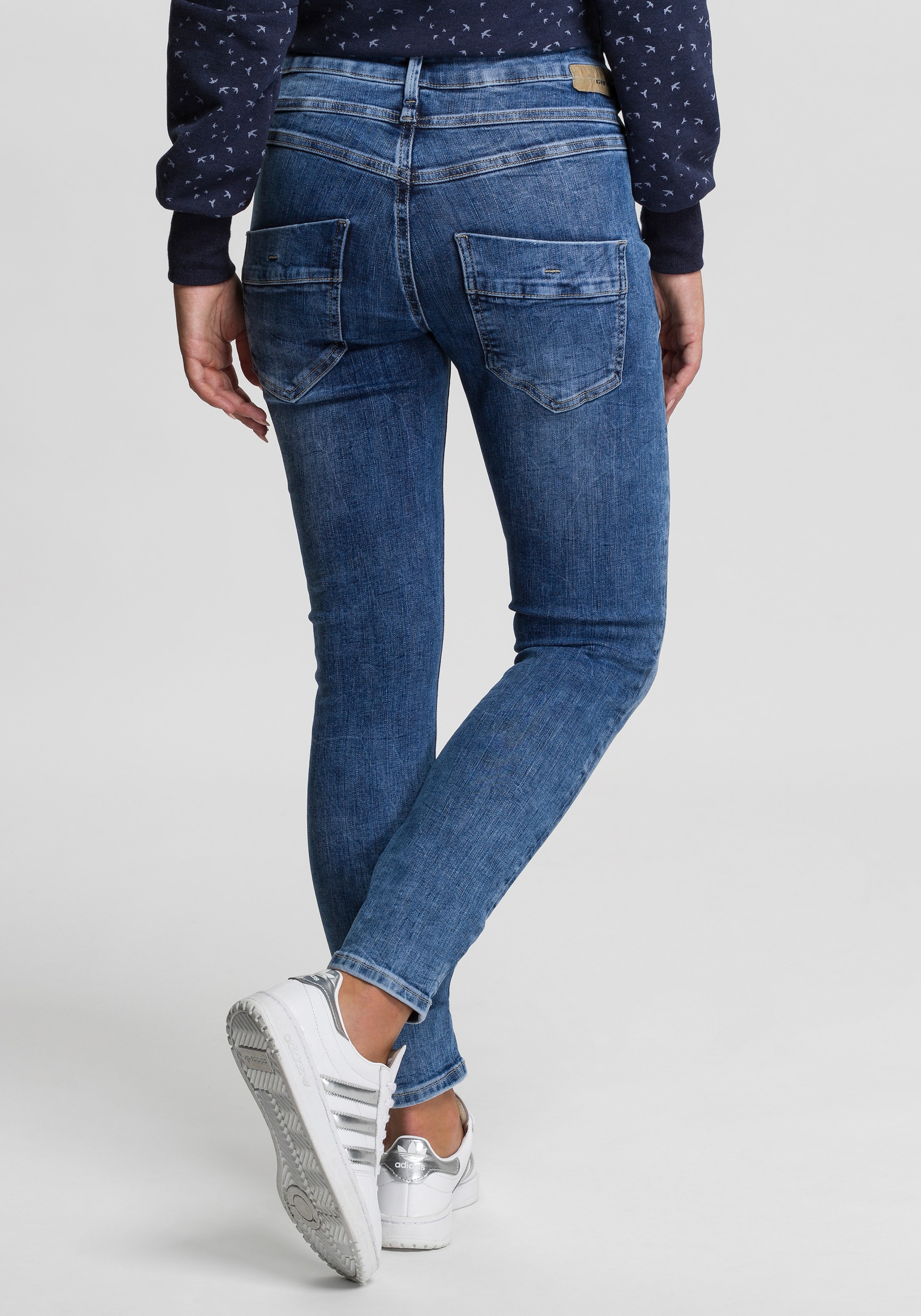 GANG online Knopfleiste Slim-fit-Jeans mit »94CARLI«, offener