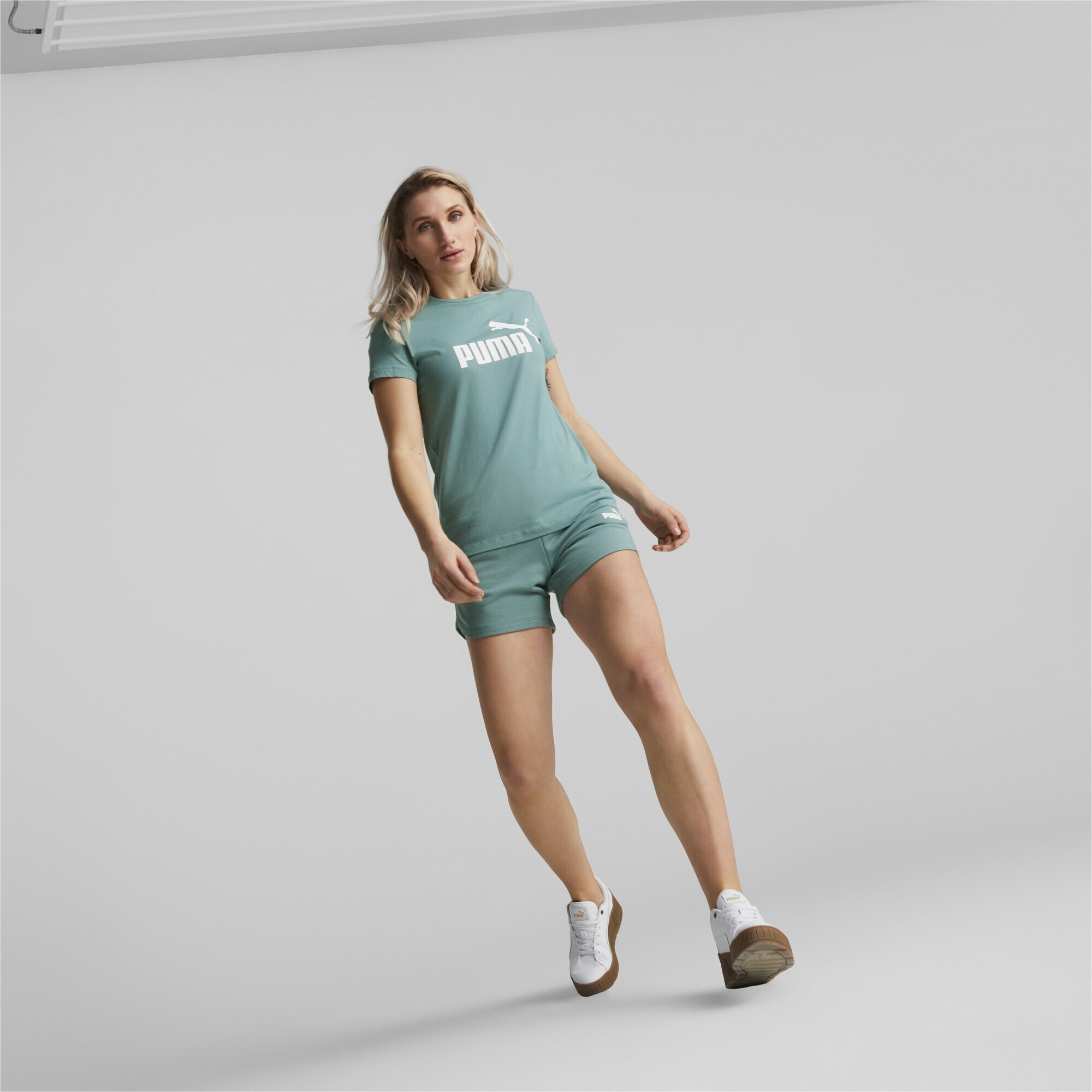 »Essentials Damen« online Hochgeschnittene Shorts PUMA Sporthose