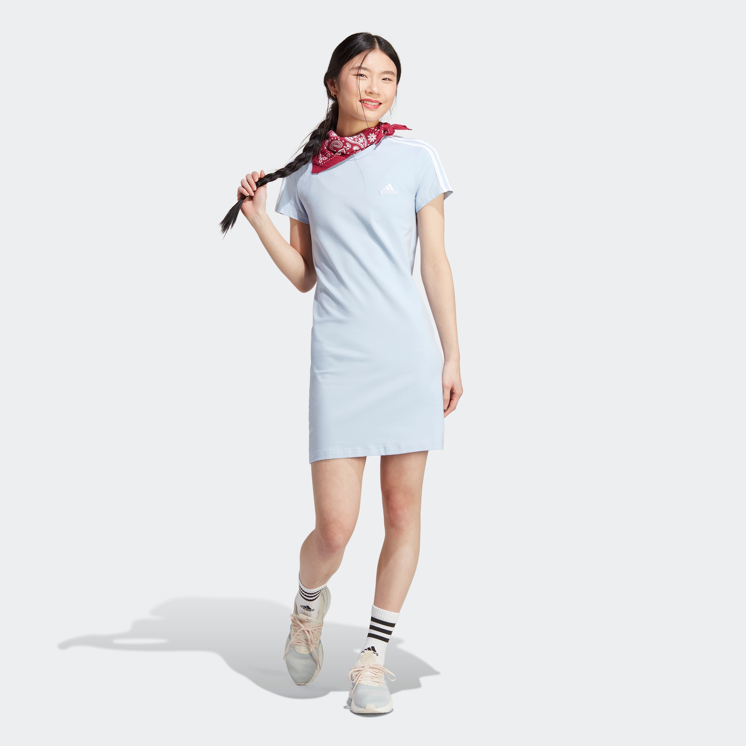 adidas Sportswear bestellen »ESSENTIALS 3STREIFEN KLEID« Sommerkleid