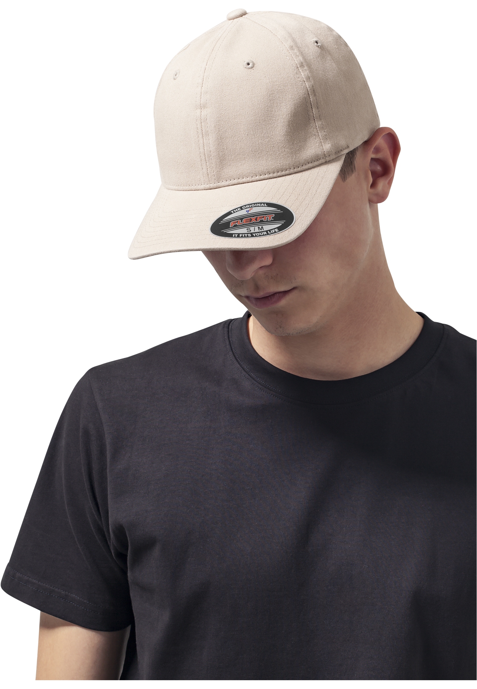 Washed »Accessoires Flexfit I\'m walking im Onlineshop Dad Hat« | Cap Cotton Flexfit Garment Flex