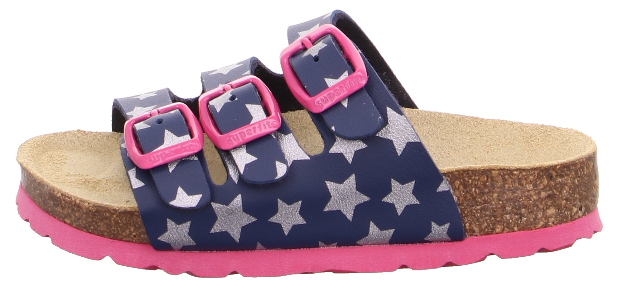 Superfit Hausschuh »Fußbettpantolette WMS: Mittel«, mit allover Print für  die Kleinen | online bei