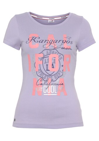 KangaROOS Print-Shirt, mit Logodruck im California-Style - NEUE KOLLEKTION kaufen