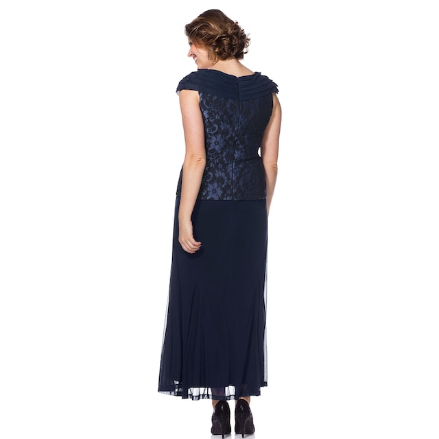 Sheego Abendkleid »Große Größen«, mit Spitze und Schalkragen online