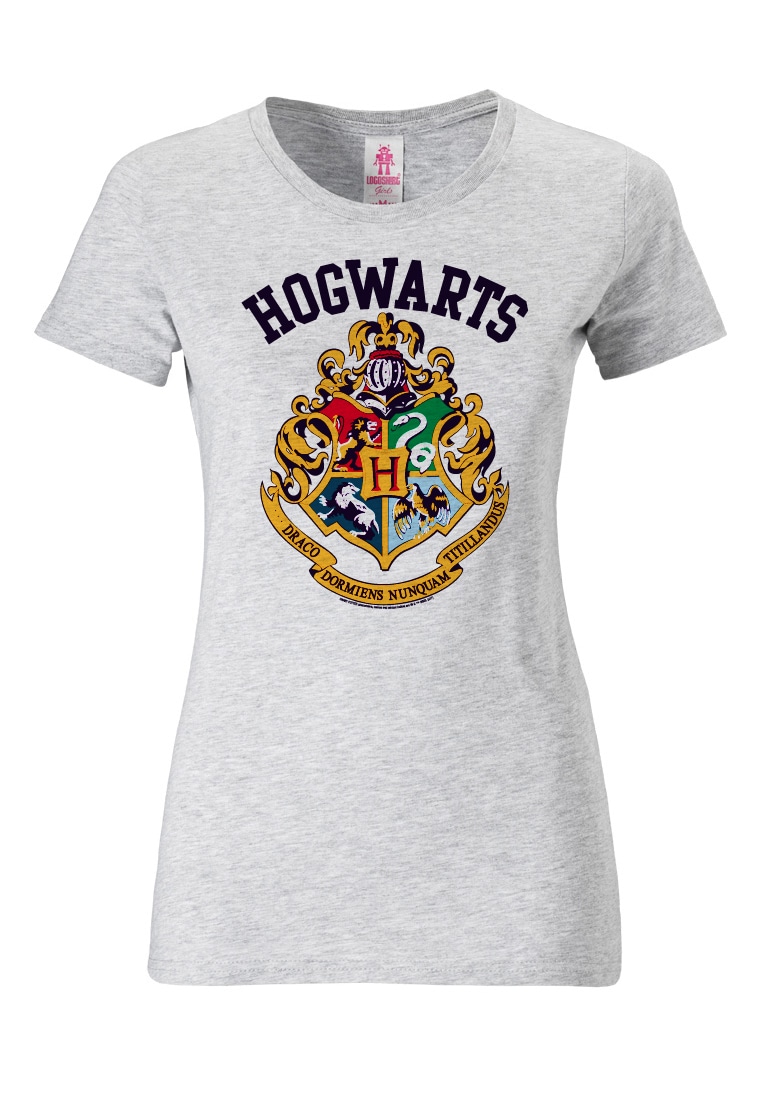 LOGOSHIRT T-Shirt »Hogwarts Logo«, mit coolem Print bestellen | I\'m walking