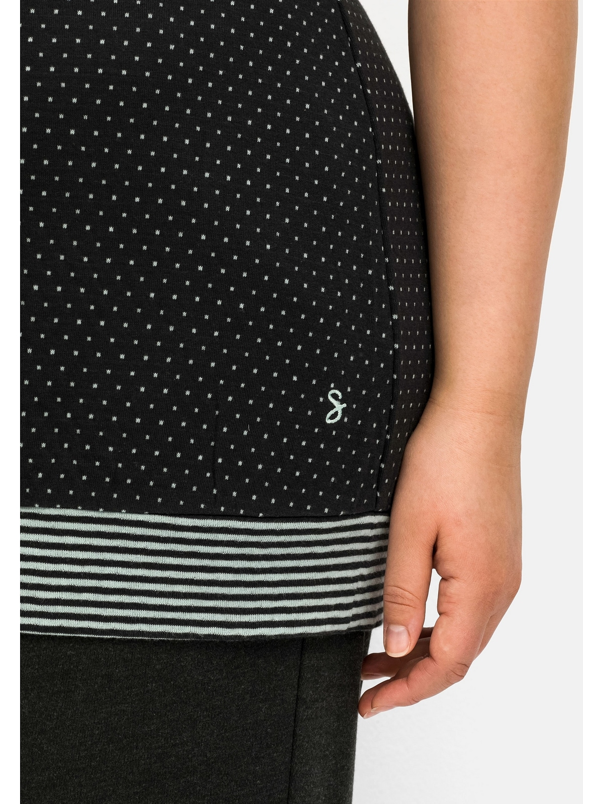 Sheego T-Shirt im Größen«, aus bestellen Baumwolle Mustermix, »Große
