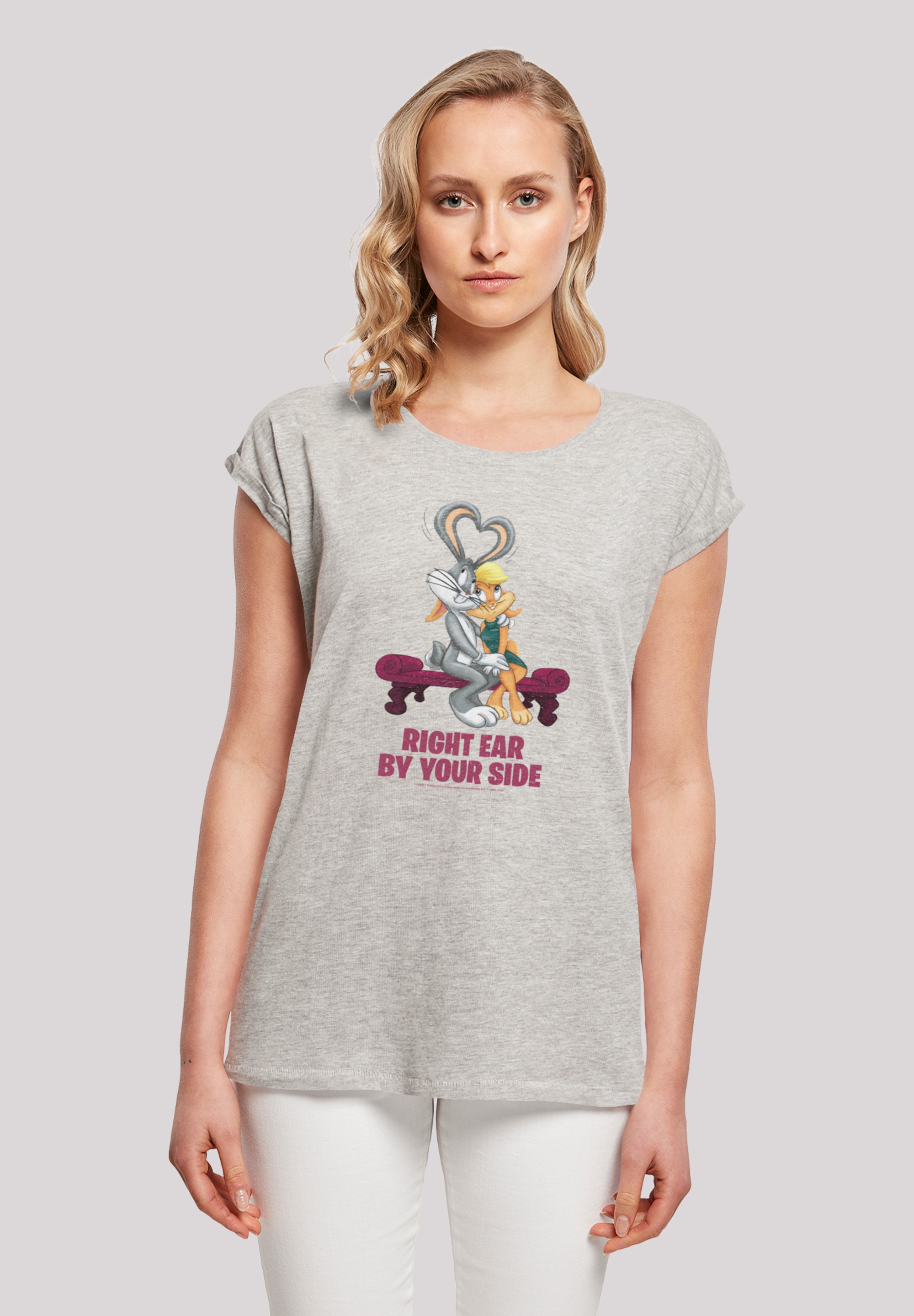 F4NT4STIC T-Shirt »Looney Tunes Bugs And Lola Valentine\'s Cuddle«, Print  kaufen | I\'m walking