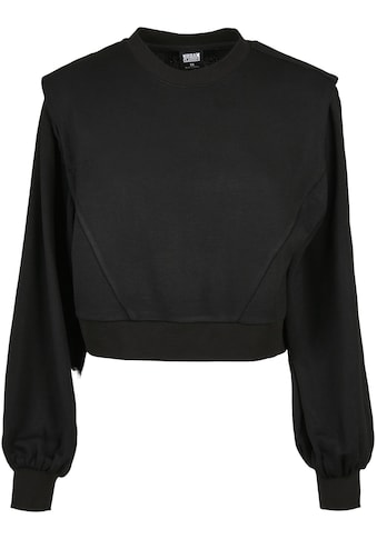 URBAN CLASSICS Sweater »Damen Ladies Padded Shoulder Modal Terry Crewneck«, (1 tlg.) kaufen