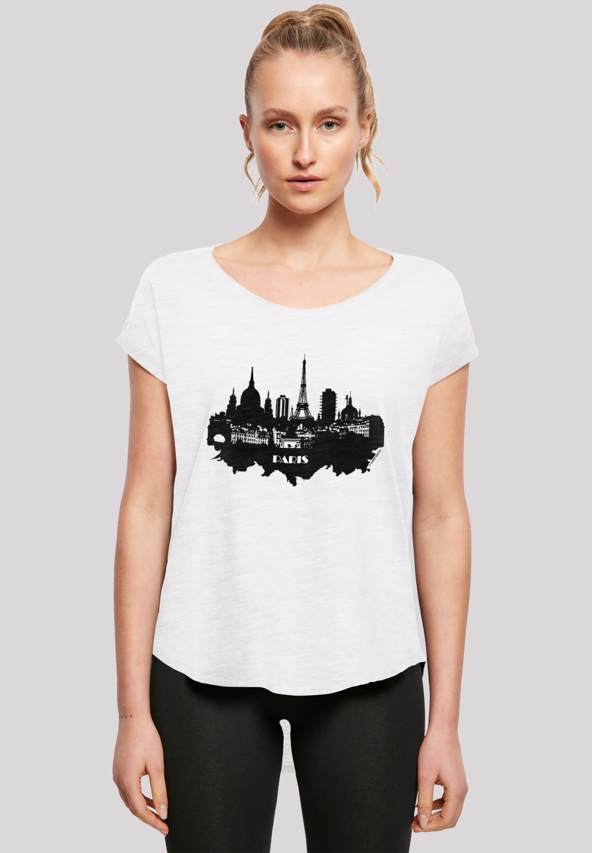 TEE«, LONG T-Shirt Print F4NT4STIC »PARIS SKYLINE online