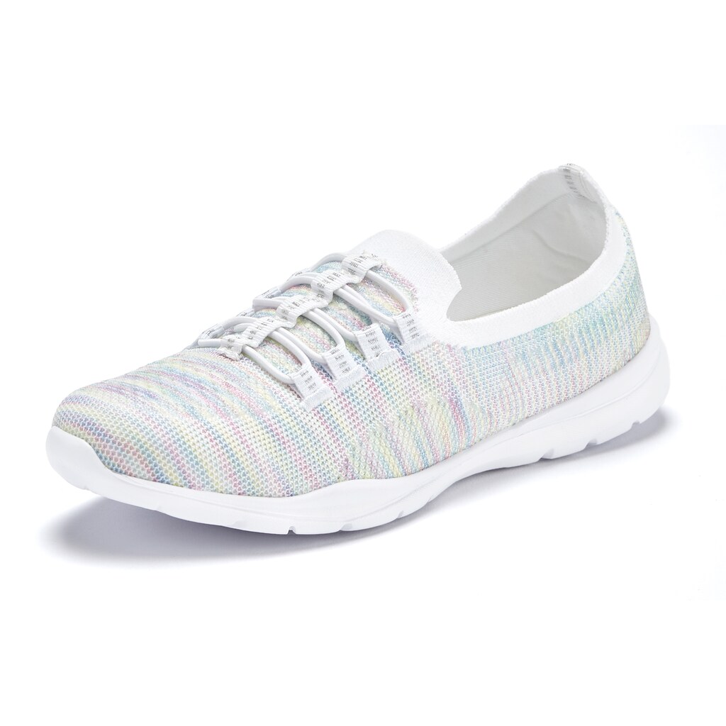LASCANA Sneaker, Slipper, Halbschuh, zum Reinschlüpfen, leichtes Meshmaterial VEGAN