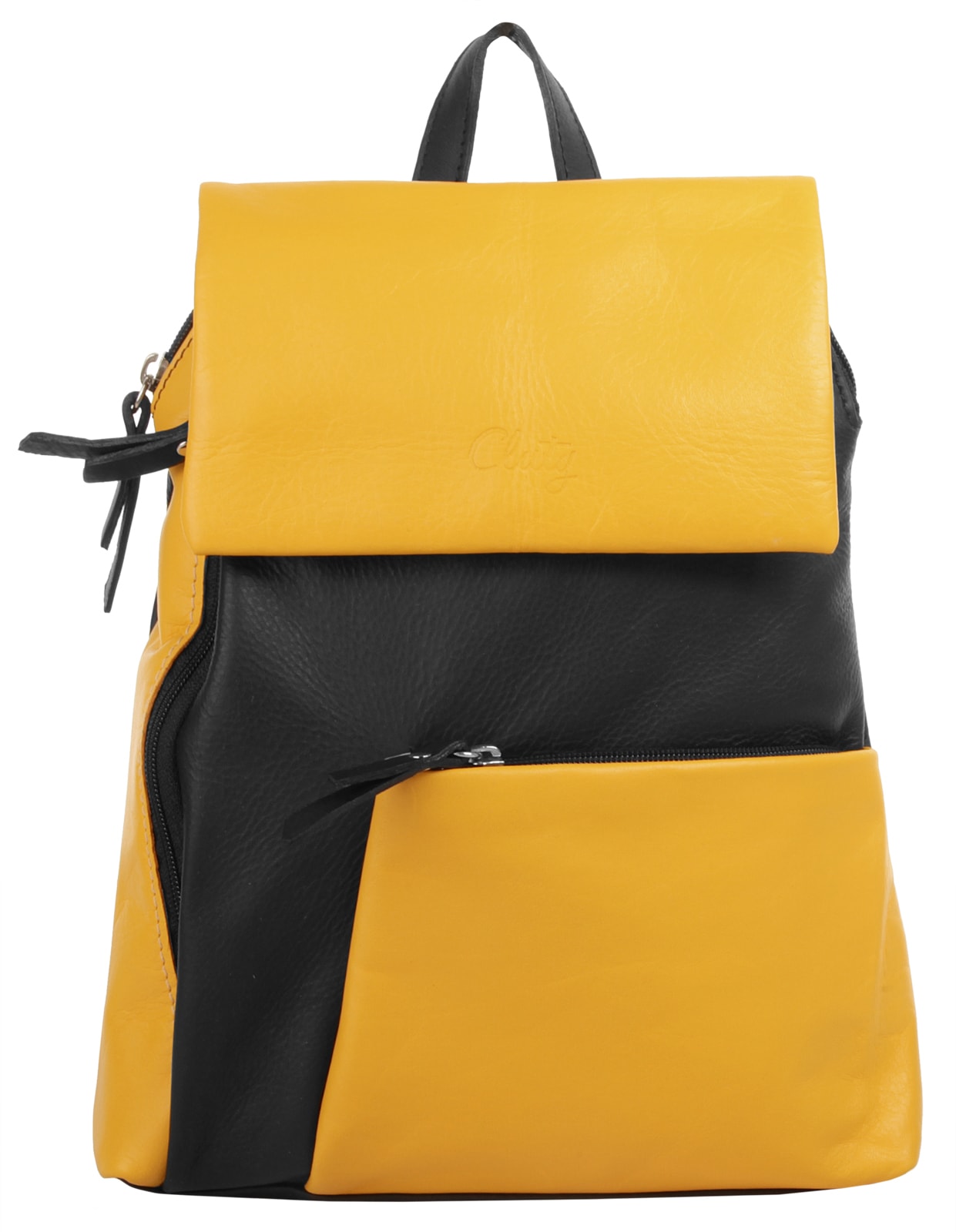 Cluty Cityrucksack, echt Leder, Made in Italy kaufen