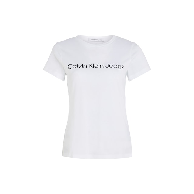 Calvin Klein Jeans T-Shirt »CORE INSTIT LOGO SLIM FIT TEE«, mit  CK-Logoschriftzug online | I'm walking