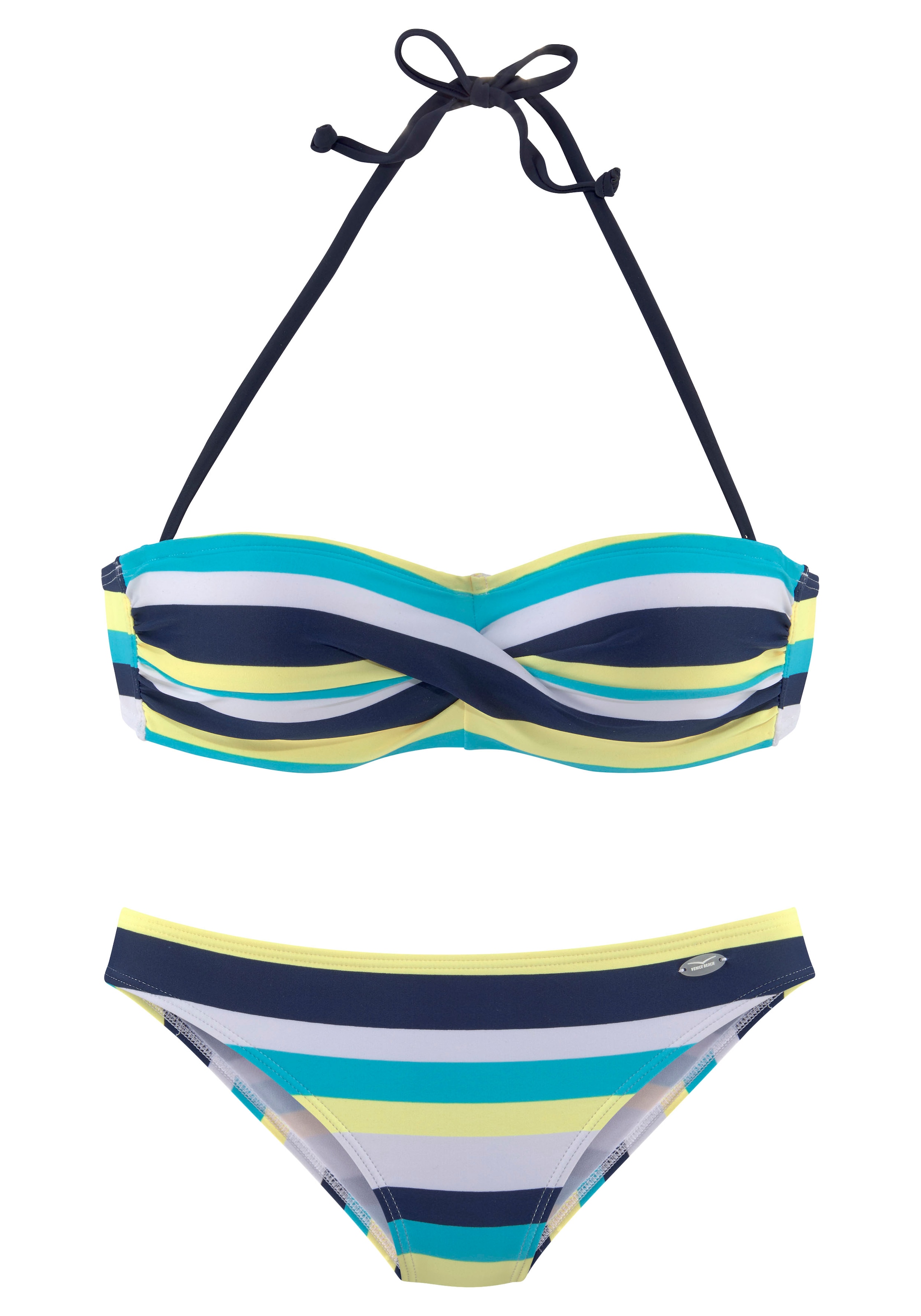 Venice Beach Bandeau-Bikini, mit Streifen shoppen