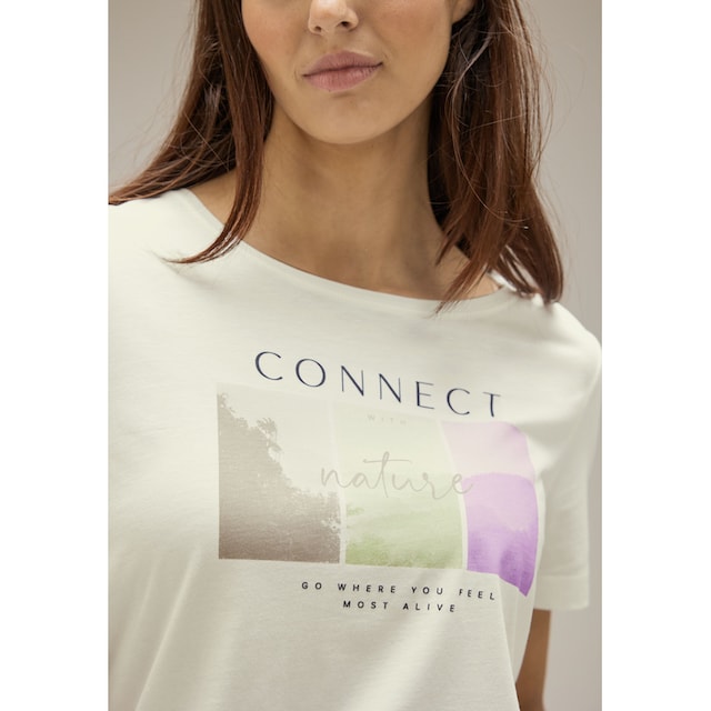 STREET ONE T-Shirt, mit Fotoprint und Wording online