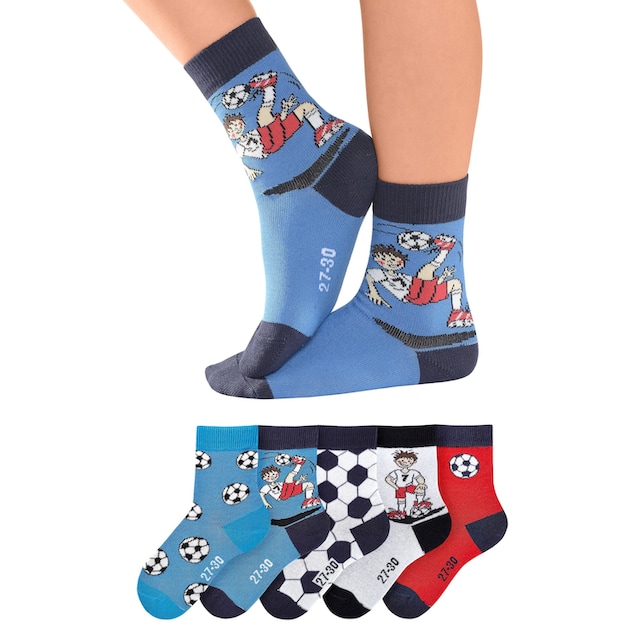 H.I.S Socken, (5 Paar), mit Fußballmotiven online kaufen | I'm walking
