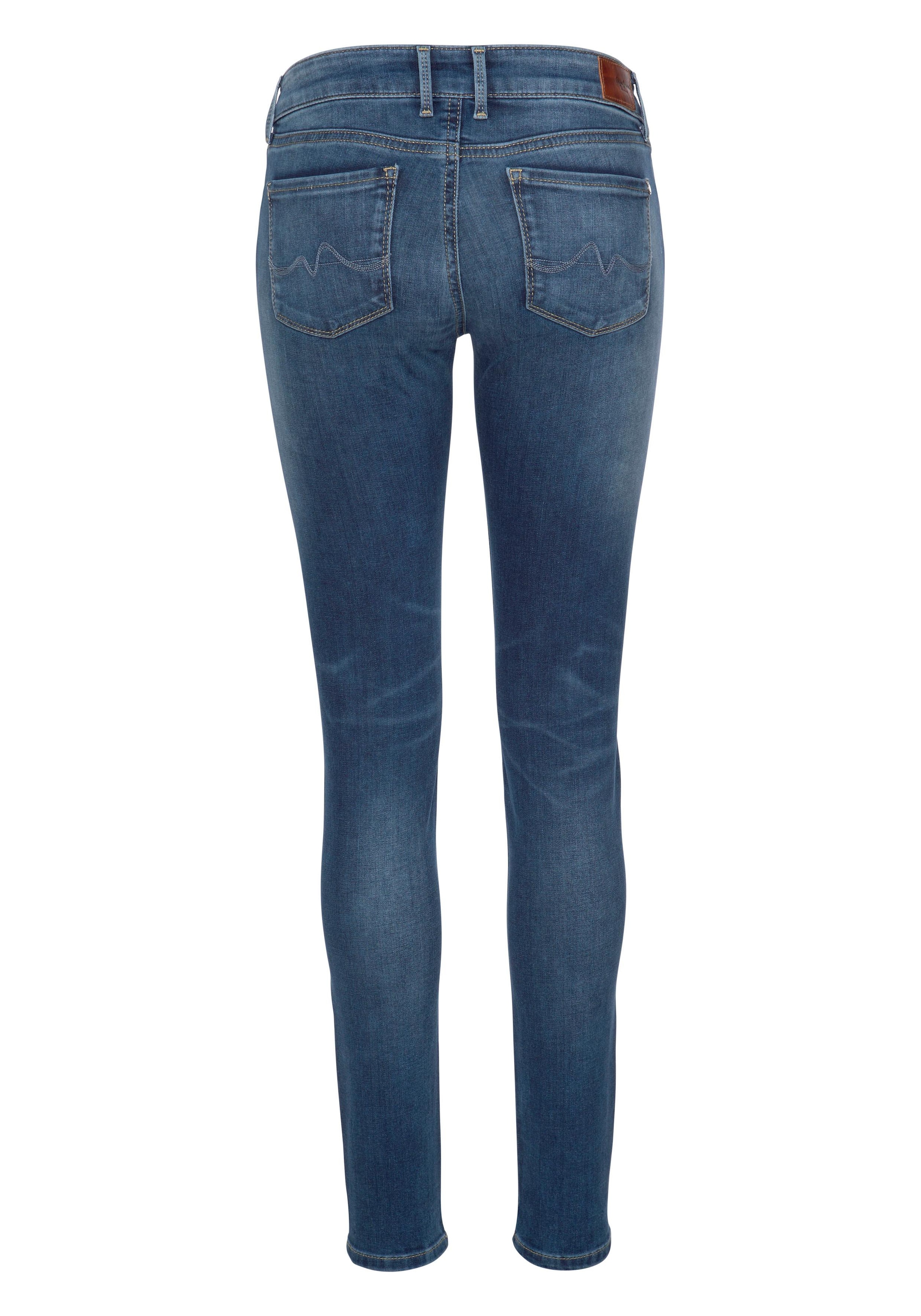 Pepe Jeans Skinny-fit-Jeans »SOHO«, im I\'m 1-Knopf und walking mit shoppen 5-Pocket-Stil Bund Stretch-Anteil 
