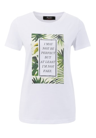 Aniston CASUAL T-Shirt, Frontdruck mit Statement-Schriftzug kaufen