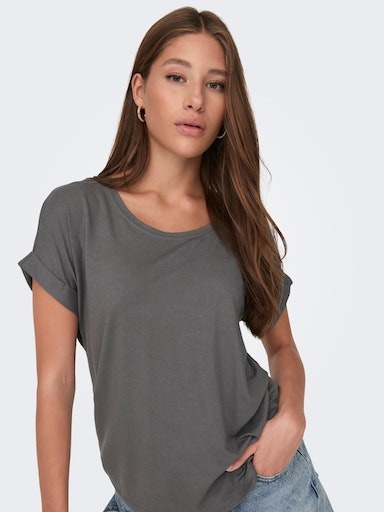 »ONLMOSTER«, T-Shirt Aufschlag bestellen mit ONLY am Arm