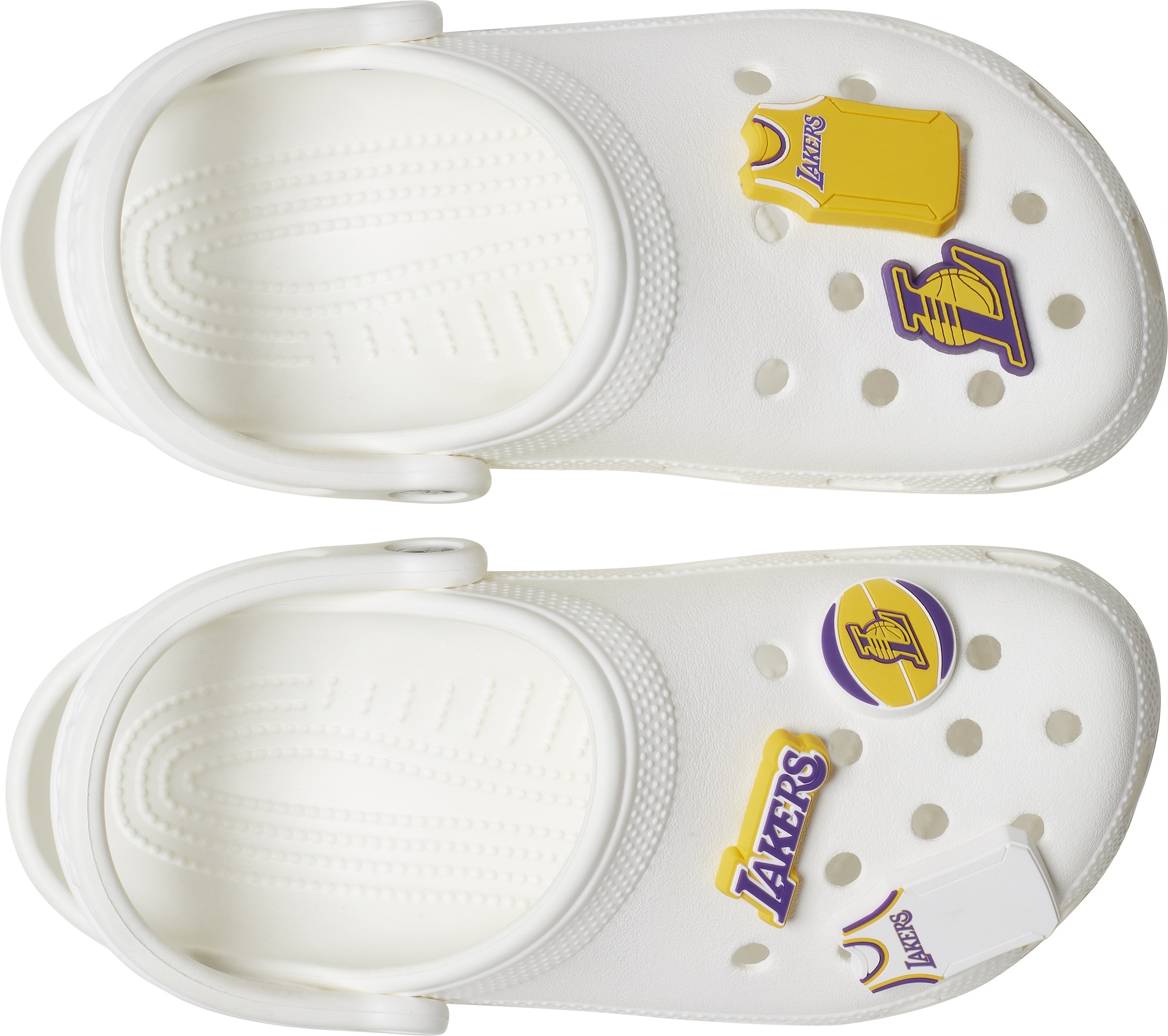 Crocs Schuhanstecker »Jibbitz™ NBA Los Angeles Lakers«, (Set, 5 tlg., Kein  Spielzeug. Nicht für Kinder unter 3 Jahren geeignet), zum Anstecken für  Damen bei I\'m walking