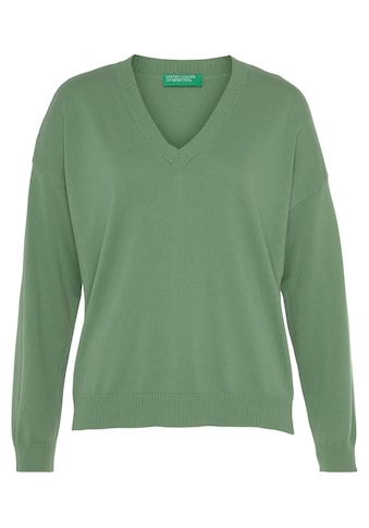 United Colors of Benetton V-Ausschnitt-Pullover »V NECK SWEATER L/S« kaufen