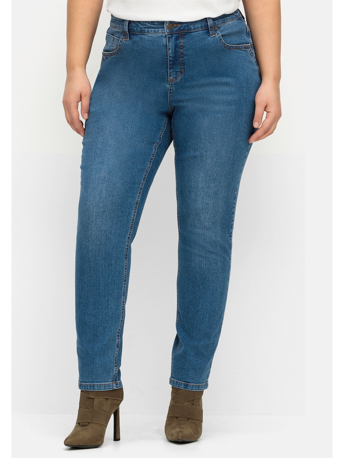 Größen«, walking »Große shoppen Denim elastischem Sheego Stretch-Jeans aus I\'m | PIA,