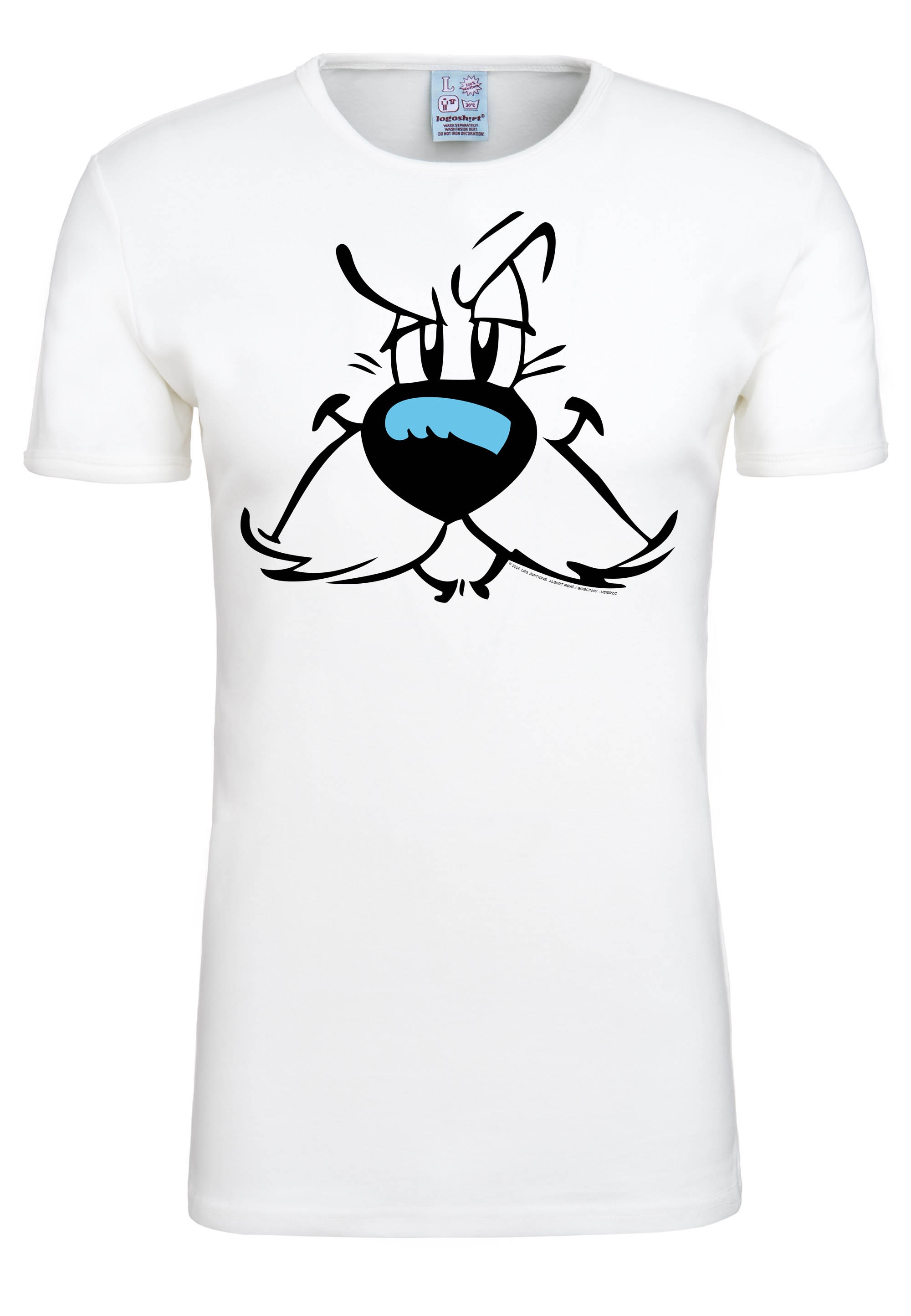 LOGOSHIRT T-Shirt »Asterix - Idefix lizenziertem I\'m | Originaldesign online walking mit Gesicht«