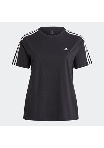 adidas Sportswear T-Shirt »ESSENTIALS SLIM 3-STREIFEN – GROSSE GRÖSSEN« kaufen
