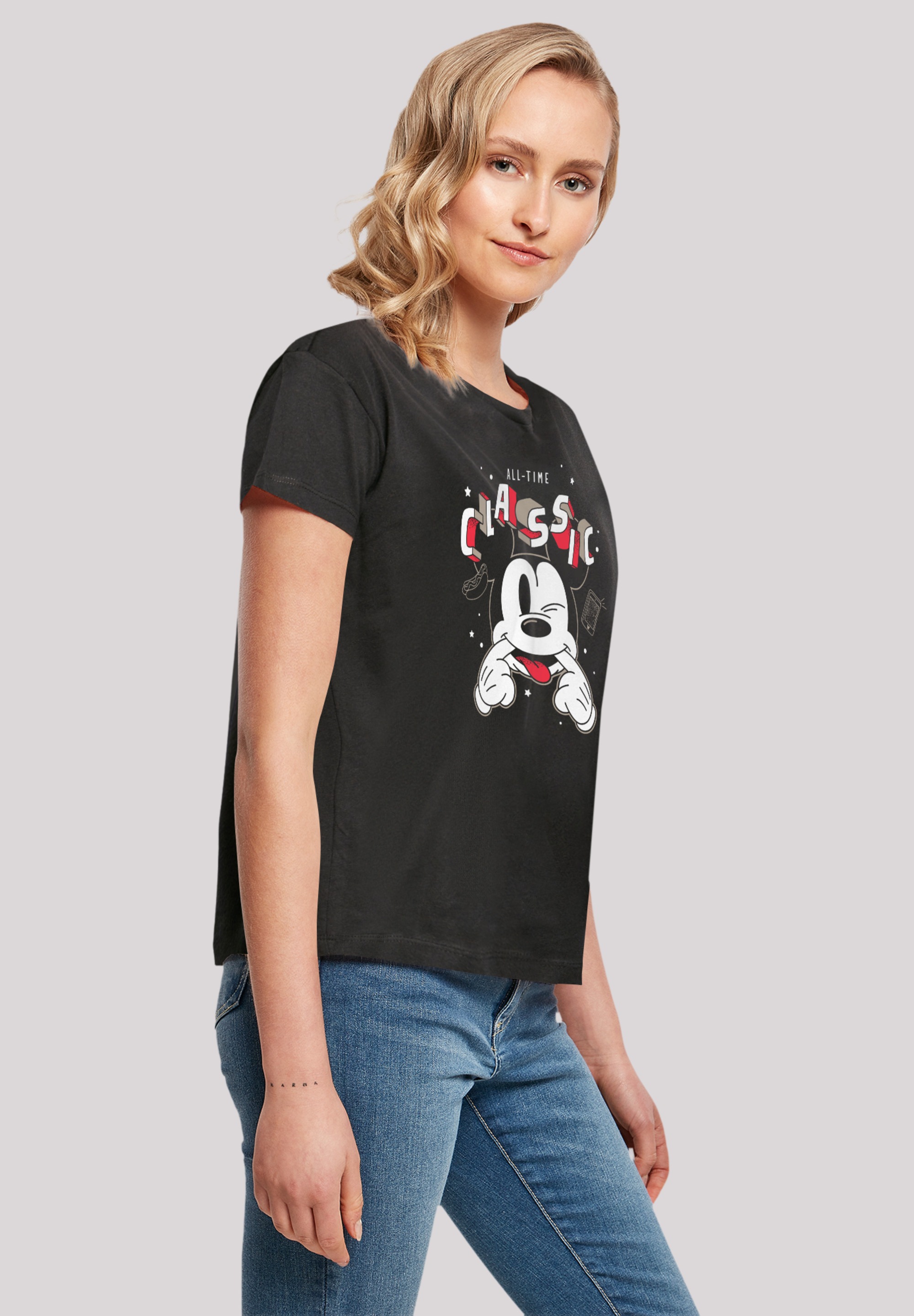 F4NT4STIC T-Shirt »Disney Micky Maus All Time Classic«, Premium Qualität |  I\'m walking