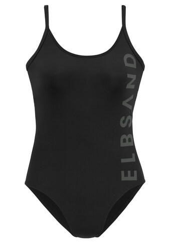 Elbsand Badeanzug, in sportlichem Design mit großem Schriftzug kaufen