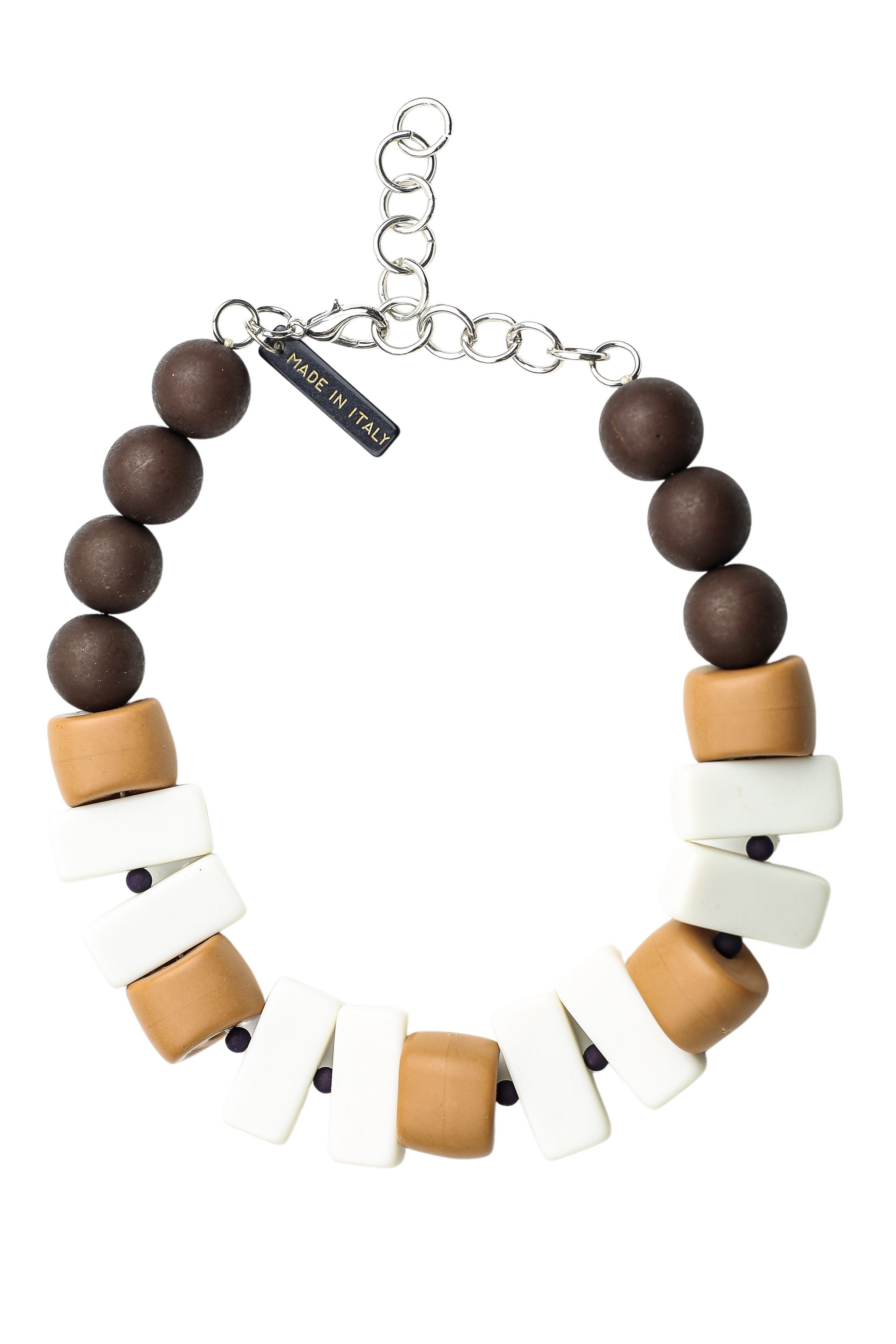 COLLEZIONE ALESSANDRO Kette mit Anhänger Almada aus Polyesterelementen