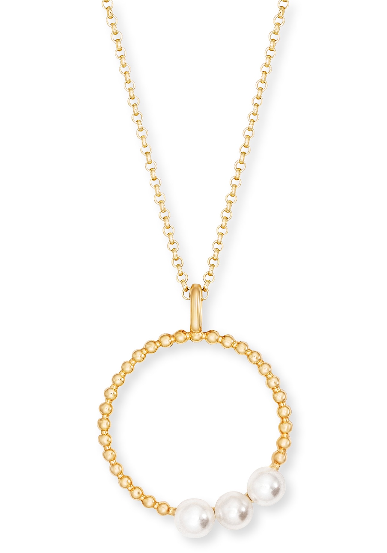 Engelsrufer Kette mit Anhänger Pearls ERN-PEARLS ERN-PEARLS-G mit Muschelkernperle