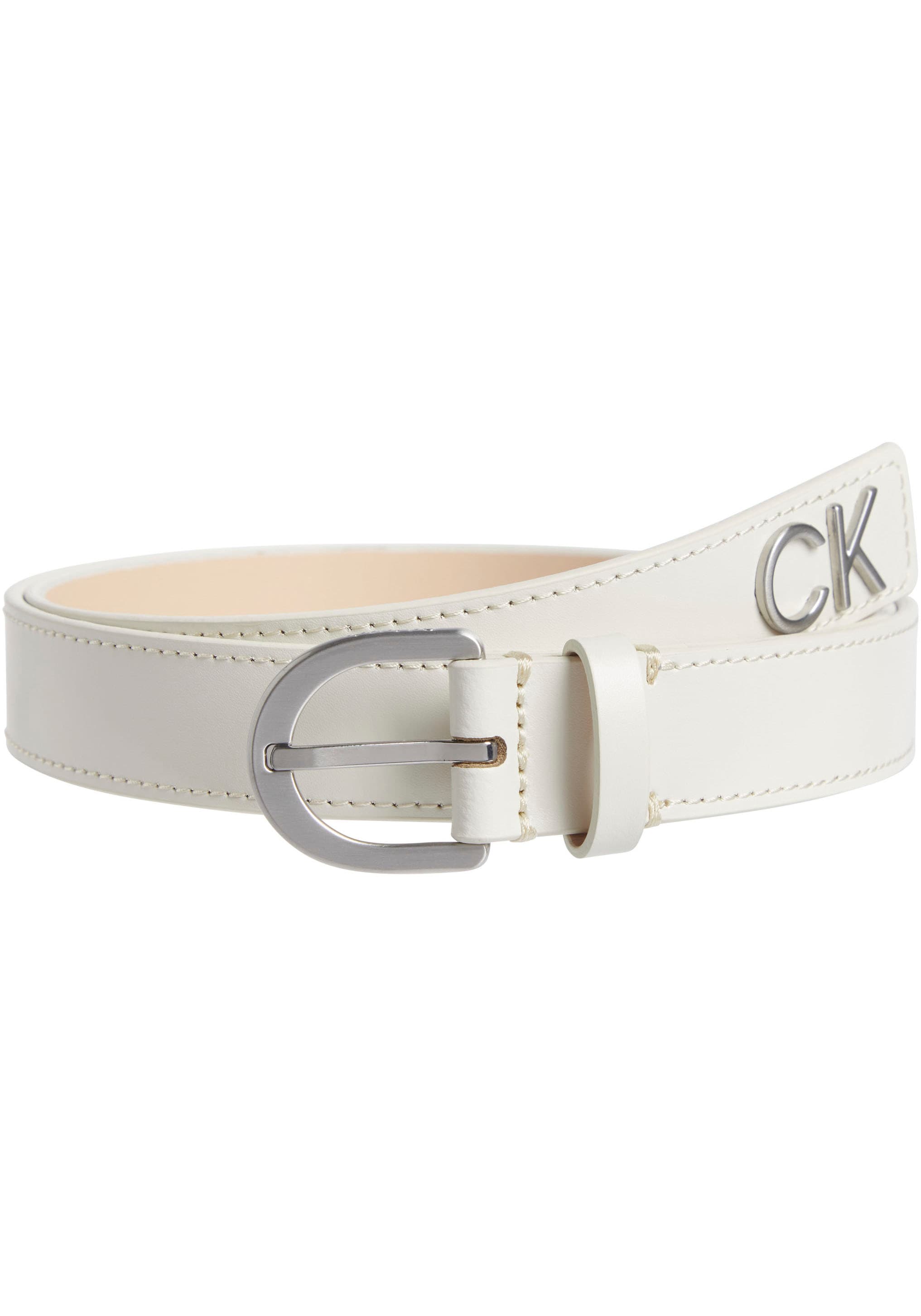 Calvin Klein Ledergürtel mit W/TIP | Einfachdornschließe BLT »RE-LOCK BCKL 25MM«, RND walking I\'m kaufen