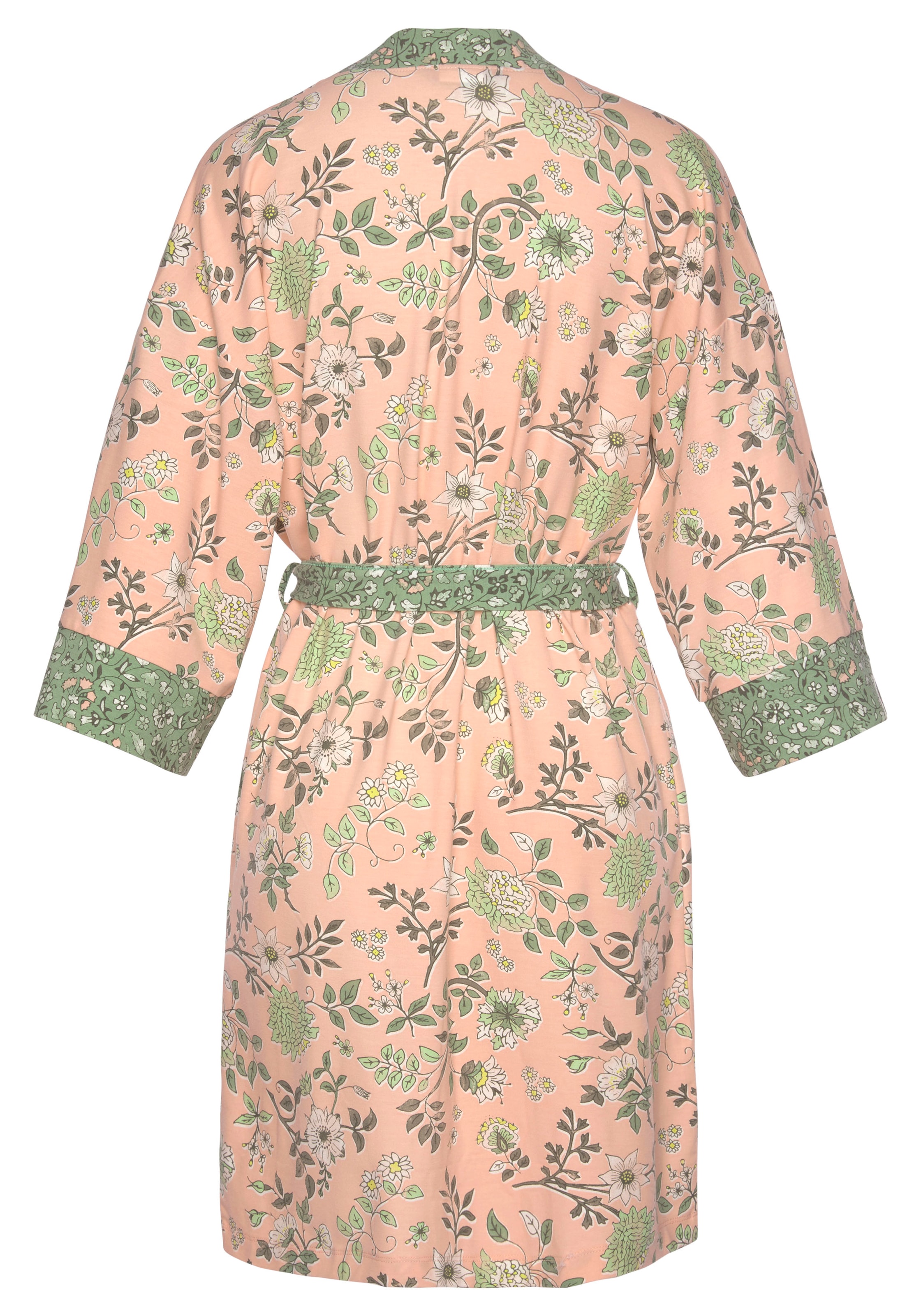 Rechnung LASCANA Kimono, Blumen Allover-Druck bestellen & auf mit Wäsche