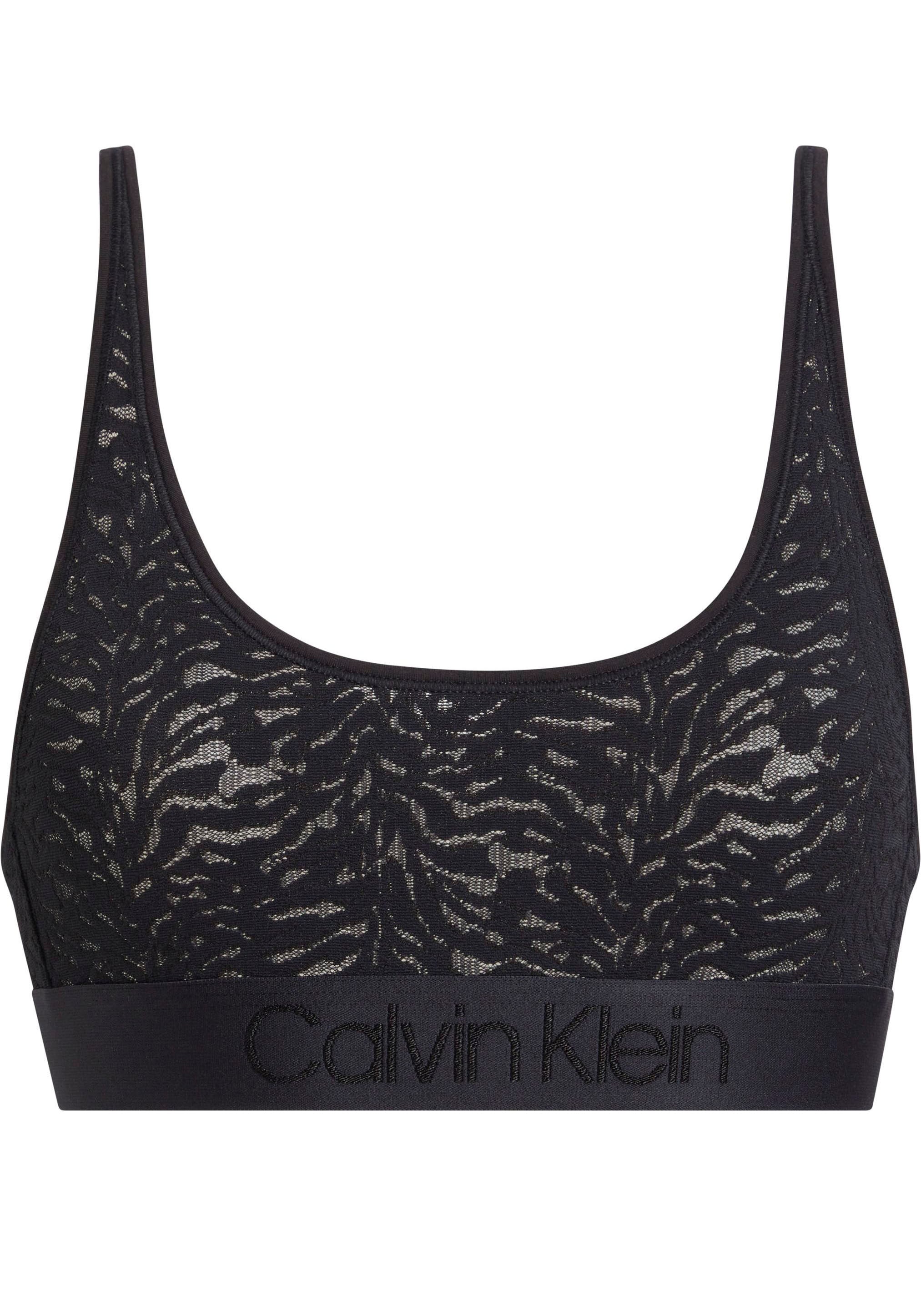 Calvin Klein Bralette-BH »UNLINED BRALETTE«, Rechnung Spitze aus auf & bestellen Wäsche