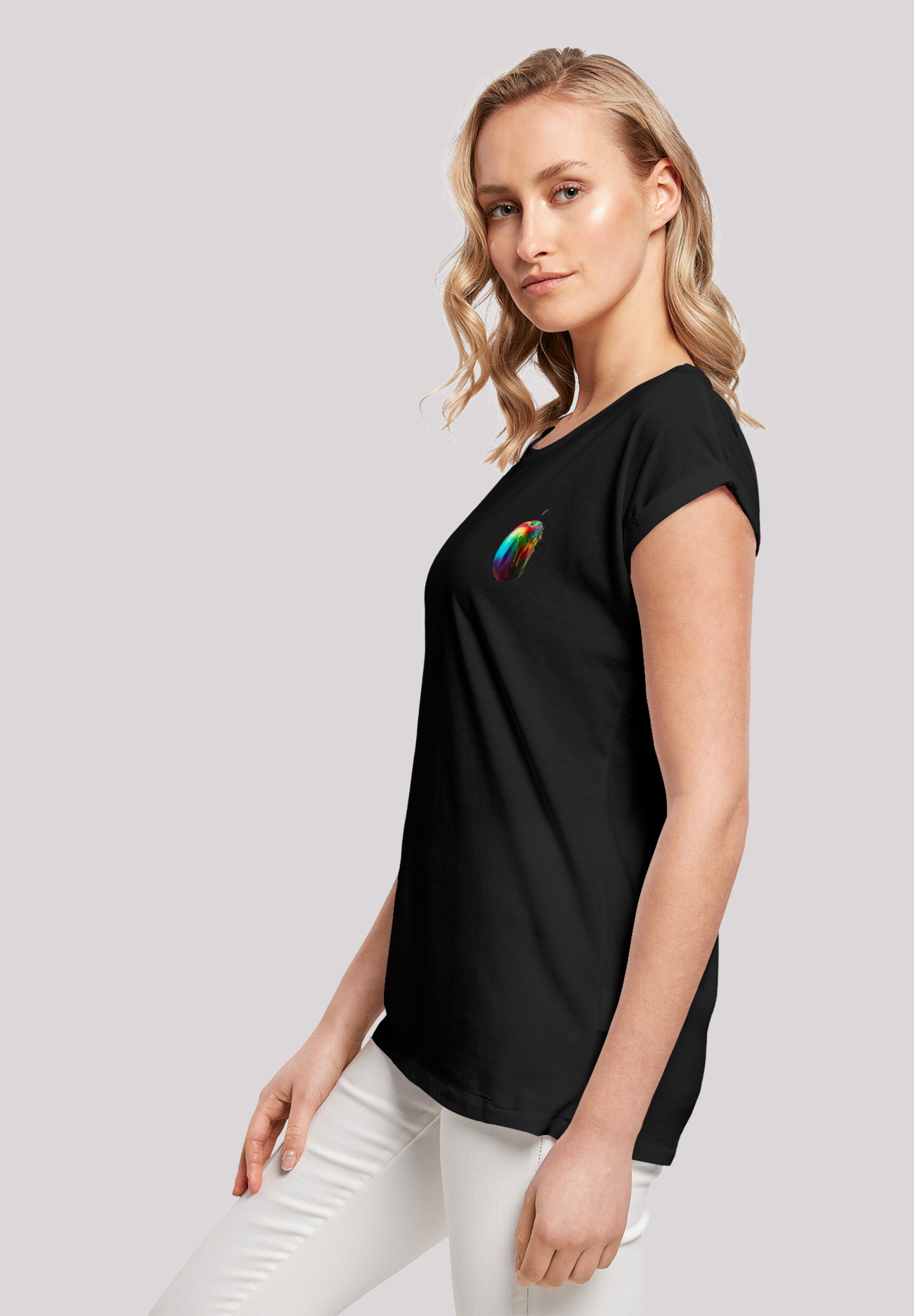 - bestellen »Colorfood F4NT4STIC Collection T-Shirt Print Rainbow Apple«,