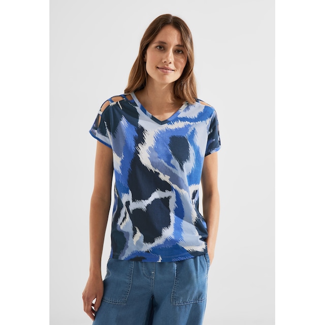 Cecil T-Shirt, mit V-Ausschnitt online kaufen | I'm walking