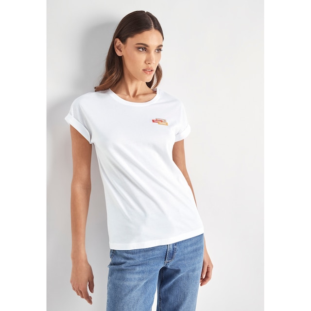 HECHTER PARIS T-Shirt, mit dezenter Logostickerei auf der Brust bestellen |  I\'m walking
