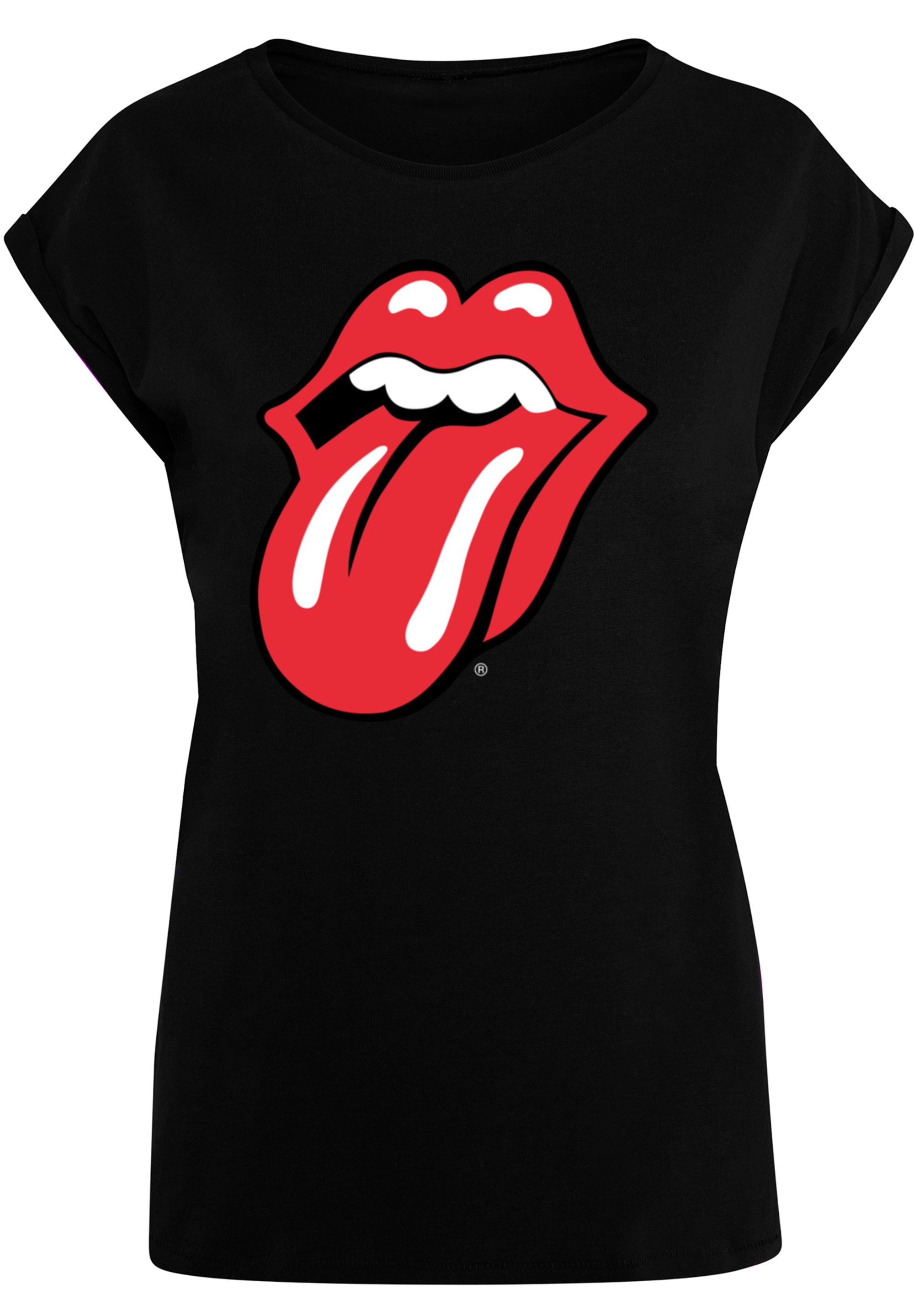 F4NT4STIC T-Shirt »PLUS SIZE Tongue«, bestellen Rolling Classic walking I\'m | Stones The Print