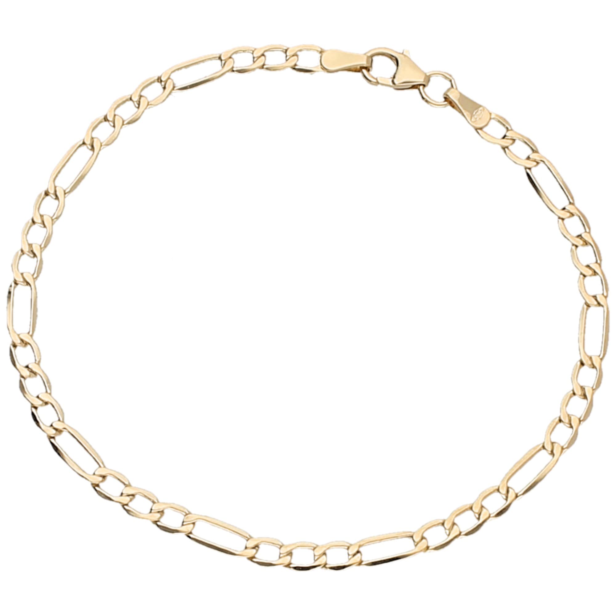 Luigi Merano Armband bestellen I\'m »Ankerkette Zwischenteilen, 375« | walking massiv würfelförmigen Gold mit