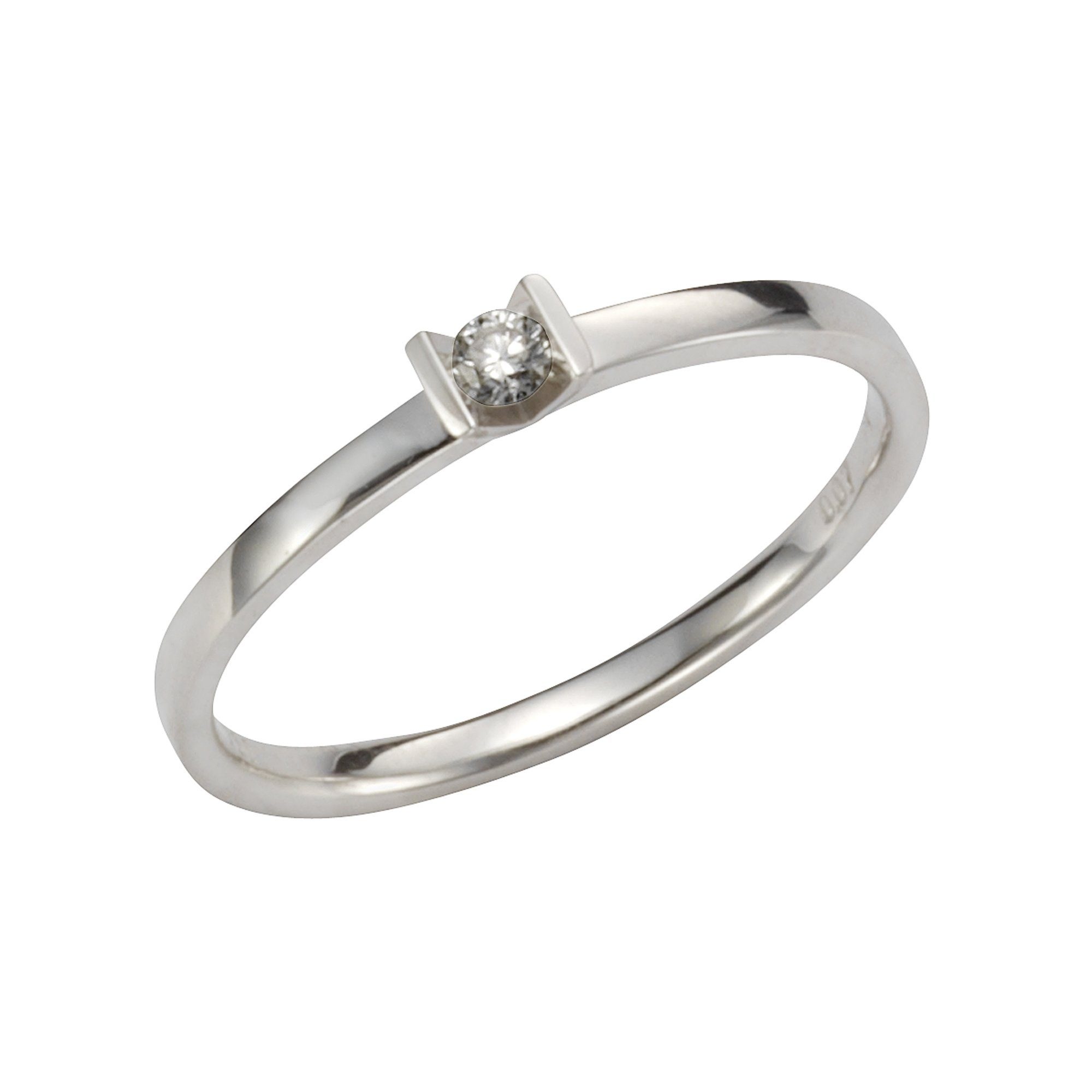 Orolino Fingerring »585/- Weißgold Brillant« kaufen