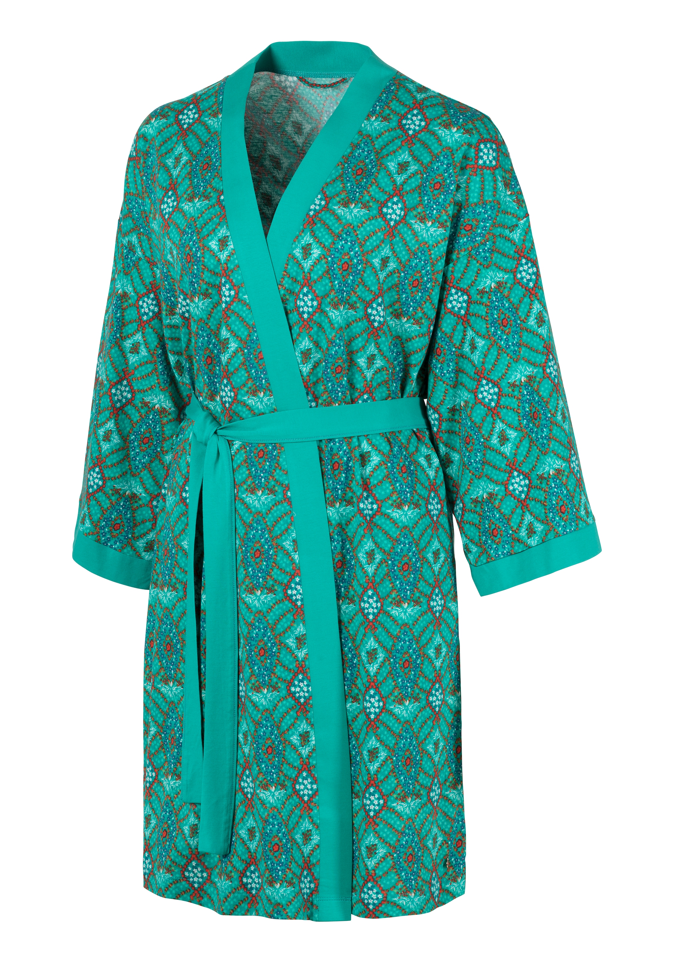 s.Oliver Kimono, mit Ornamentdruck zum Binden & Wäsche auf Rechnung  bestellen