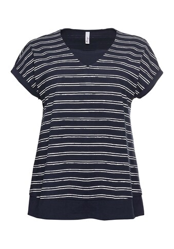 Sheego T-Shirt »Shirt«, in Lagenlook, aus reiner Baumwolle kaufen