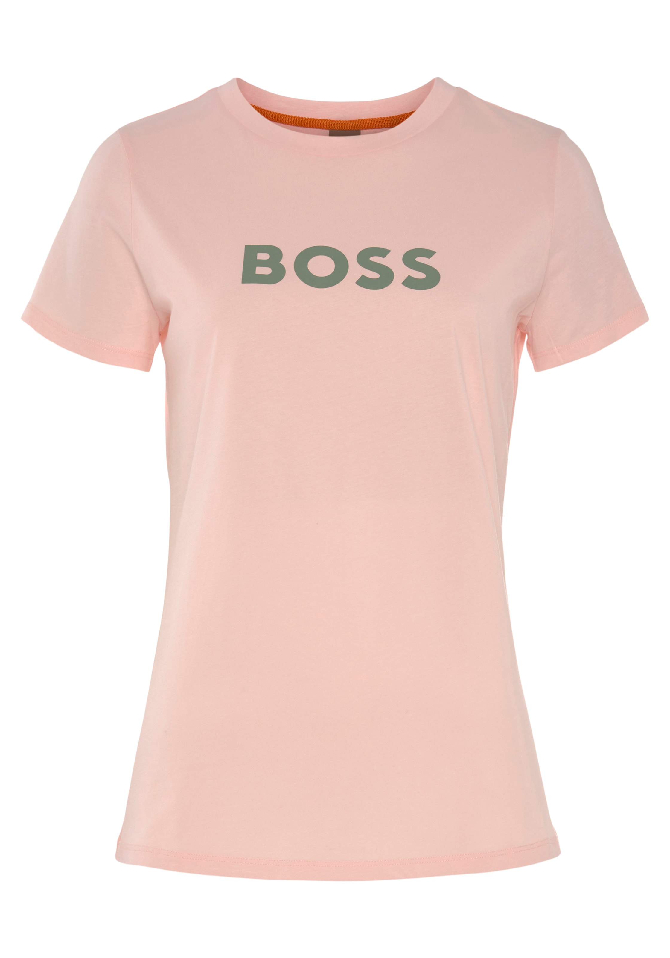BOSS ORANGE T-Shirt walking mit | Brust Logoschriftzug bestellen (1 BOSS »C_Elogo_5«, der I\'m tlg.), auf
